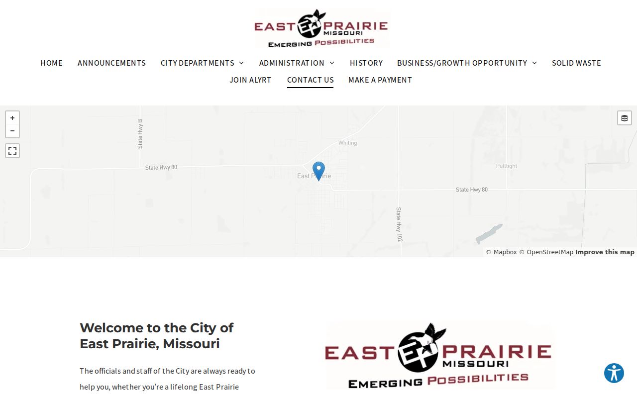 East Prairie city hall and court criminal record contacts